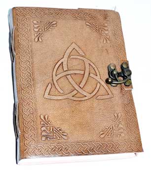 5" X 7" Triquetra Leather W/ Latch