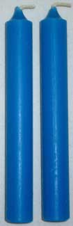 1/2" Light Blue Chime Candle 20 Pack