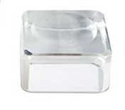 (set of 2) Cube Gazing Ball Stand
