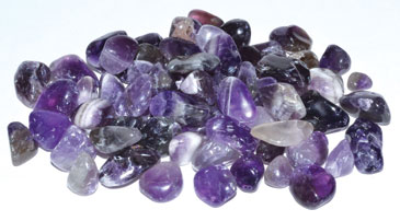 1 Lb Amethyst Tumbled Chips 3-6mm