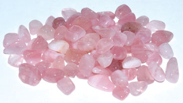 1 Lb Rose Quartz Tumbled Chips