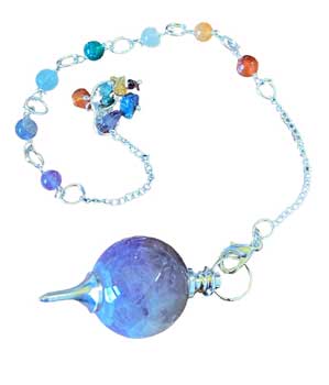 7 Chakra Ball Pendulum Amethyst
