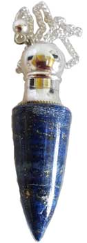 Lapis Chambered Pendulum