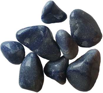 1 Lb Aventurine, Blue Tumbled Stones