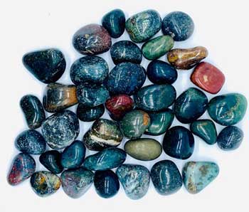 1 Lb Bloodstone, African Tumbled Stones