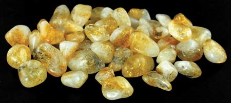 1 Lb Citrine Tumbled Stones