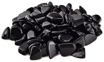 1 Lb Obsidian, Black Tumbled Stones