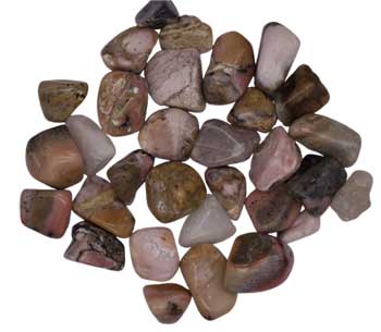 1 Lb Opal, Pink Tumbled Stones