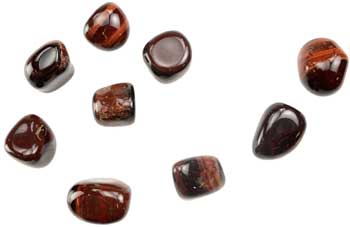 1 Lb Tiger Eye, Red Tumbled Stones