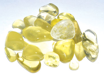 1 Lb Topaz, Lemon Tumbled Stones