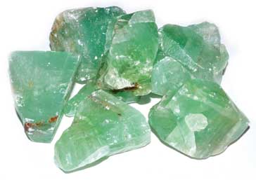 1 Lb Green Calcite Untumbled Stones