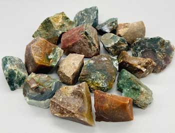 1 Lb Jasper, Fancy Untumbled Stones