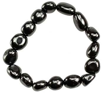 Hematite (man-Made) Gemstone Bracelet