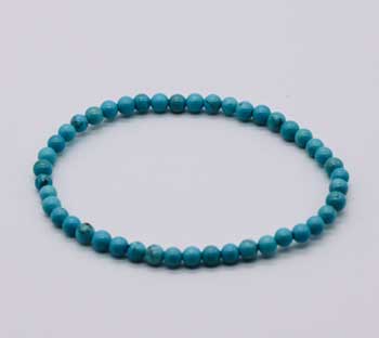 4mm Turquoise Stretch Bracelet