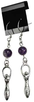 Amethyst Goddess Earrings