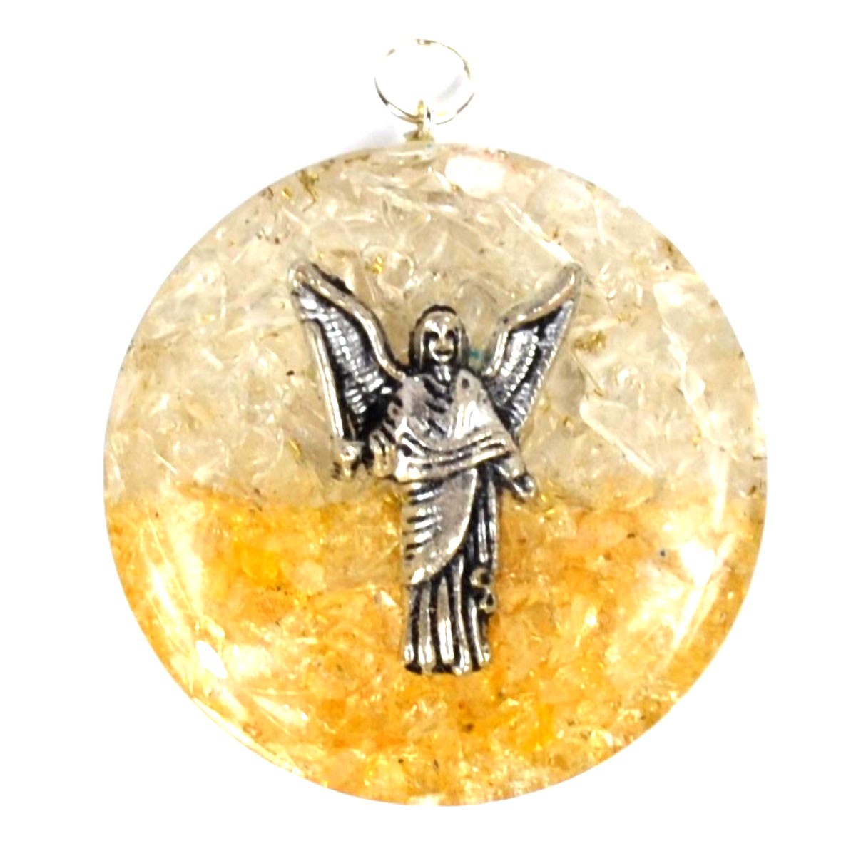 1 3/4" Uriel Quartz/citrine Orgone
