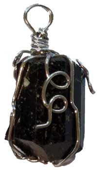 Black Tourmaline Wire Wrapped
