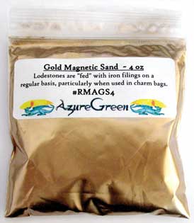 Gold Magnetic Sand (lodestone Food) 4 oz