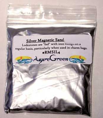 Silver Magnetic Sand (lodestone Food) 4 oz