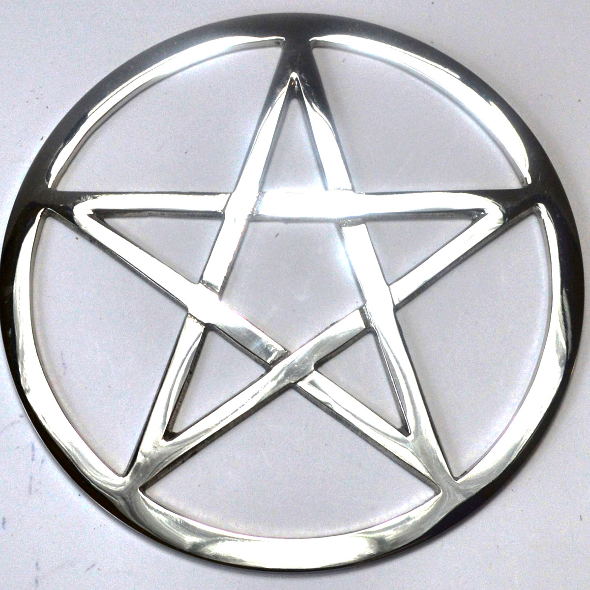 Cut-Out Pentagram Altar Tile 5 3/4"