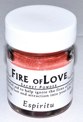 3/4 oz Fire of Love Sachet Powder