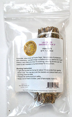 3" Lavender Smudge Stick