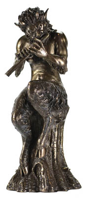 A Highly Detailed Cold Cast Resin Statue, Hand Painted in Antiqued Bronze
