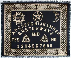 Ouija-Board Altar Cloth Is Designed to Replicate a Classic Ouija Game Board