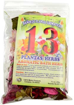 A 1 1/4 oz Packet of Herb Mix for Ritual Baths and Washing