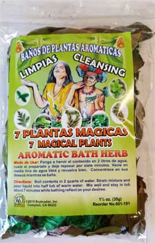 1 1/4 oz 7 Magical Plants Aromatic Bath Herb